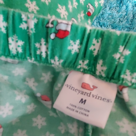 ladies sz m vineyard vines Christmas lounge pants - Picture 5 of 5